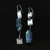 Vspora Art | Kyanite Gemstone Silver Earrings   |