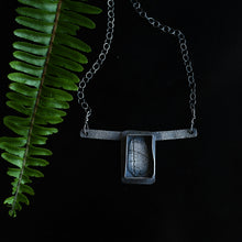 Load image into Gallery viewer, Vspora Art | Silver Leaf Impression Artisan Necklace |