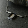 Vspora Art | Silver Leaf Impression Artisan Necklace |