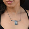 Vspora Art | Silver Leaf Impression Artisan Necklace |