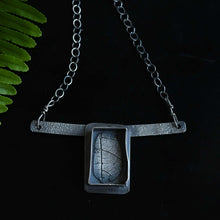 Load image into Gallery viewer, Vspora Art | Silver Leaf Impression Artisan Necklace |