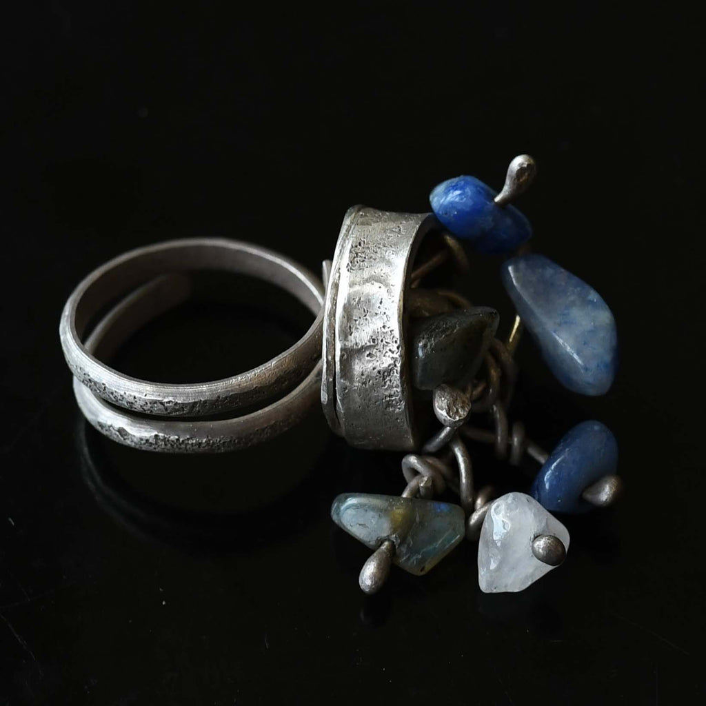Vspora Art | Sodalite Silver Ring |