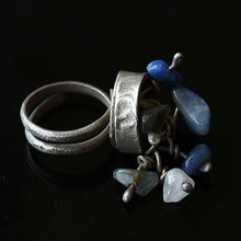 Load image into Gallery viewer, Vspora Art | Sodalite Silver Ring |