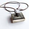 Vspora Art | Silver Paper Book Necklace |