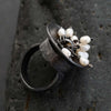 Vspora Art | Pearl Silver Ring |