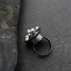 Vspora Art | Pearl Silver Ring |