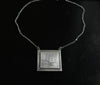 Vspora Art | Dreaming in the Woods Silver Etched Necklace |