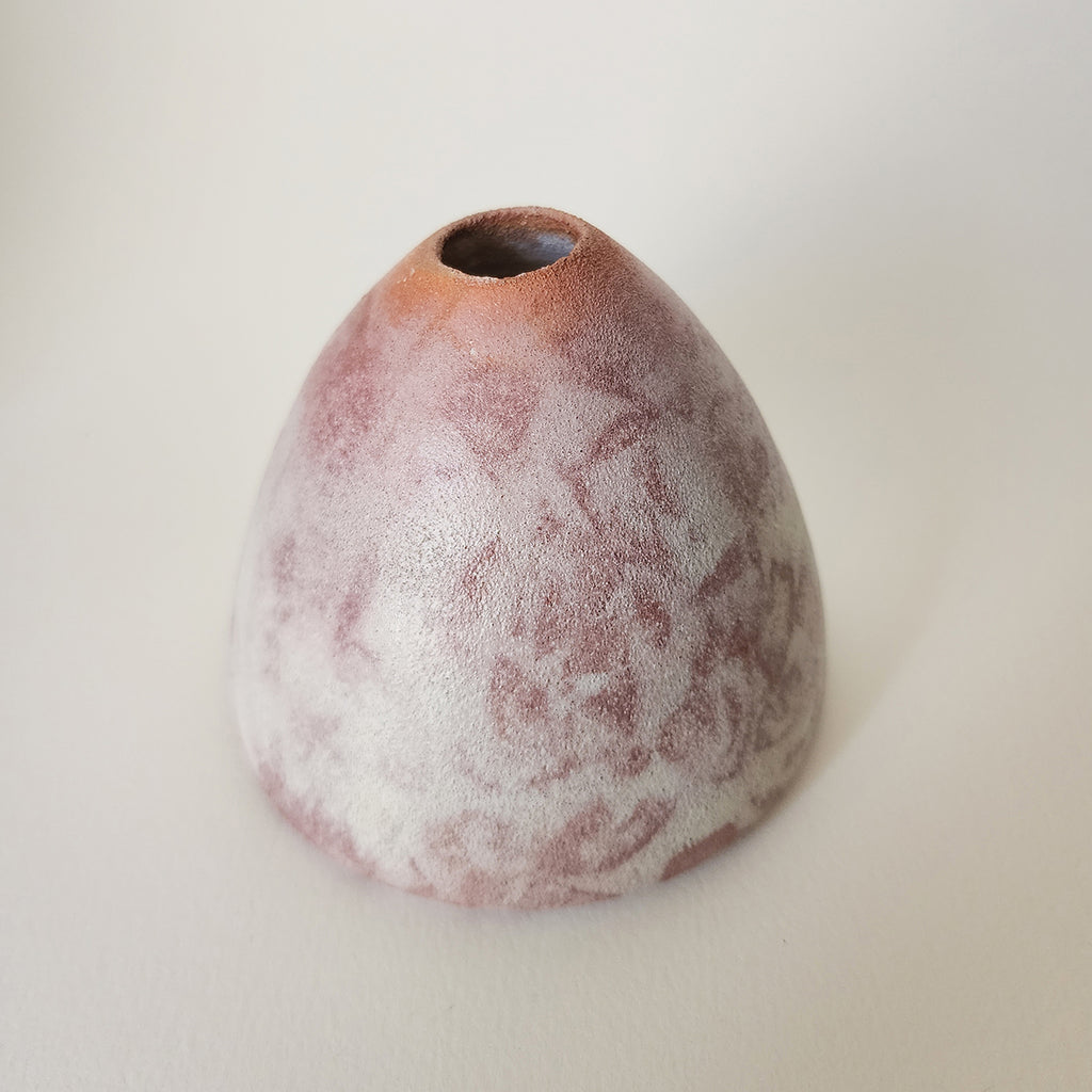 Muddy Ducks | Saggar fired ceramic vase