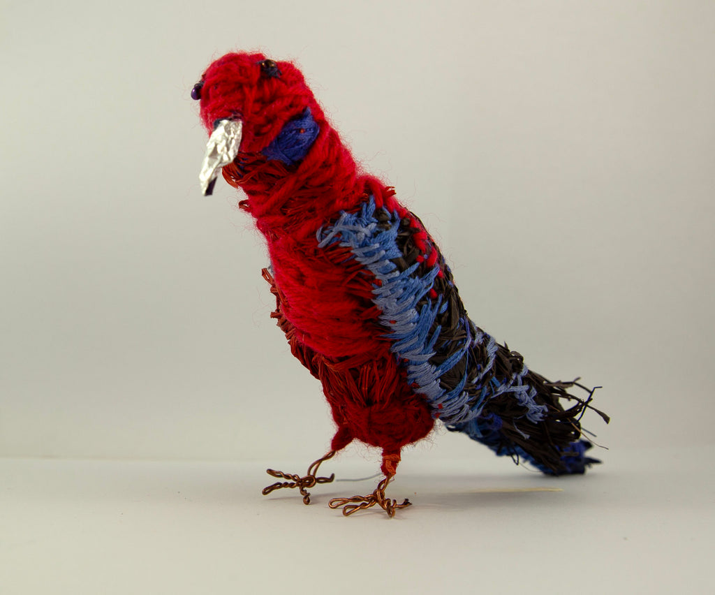 Artie McCarthy | Textiles | Charlie the Crimson Rosella