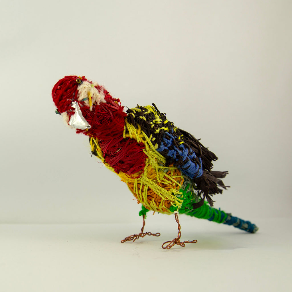 Artie McCarthy | Textiles | Decorations: Permanent and Seasonal Ewen the Eastern Rosella