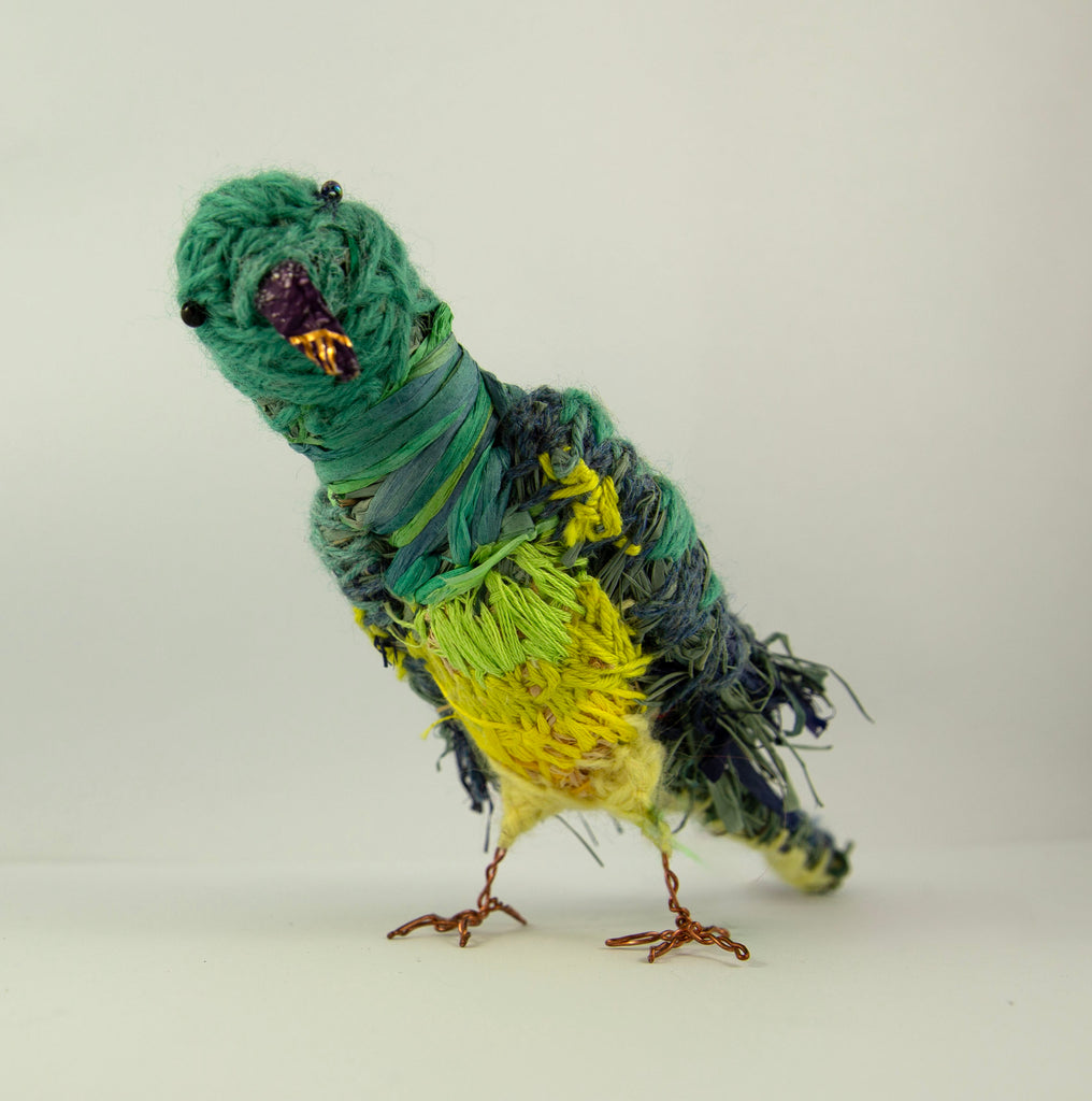 Artie McCarthy | Textiles | Ralph the Red-rumped Parrot