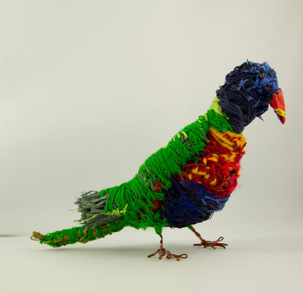 Artie McCarthy | Textiles | Rodney the Rainbow Lorikeet