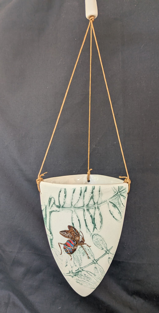 Fenja T. Ringl | Ceramics | Mountain Katydid Vase #1. Unique state