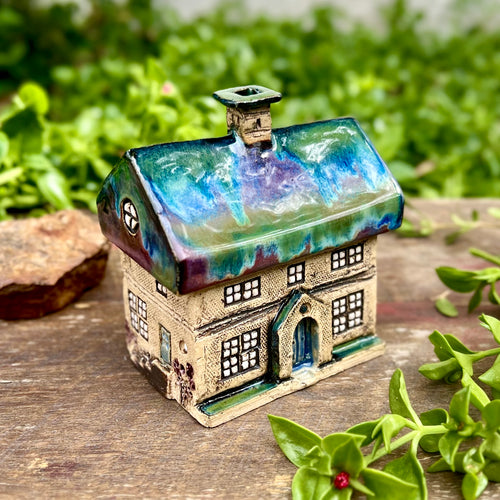 Alexander Thatcher Little Tree Studio | Ceramics | Northern Lights 'Lidded' House Box