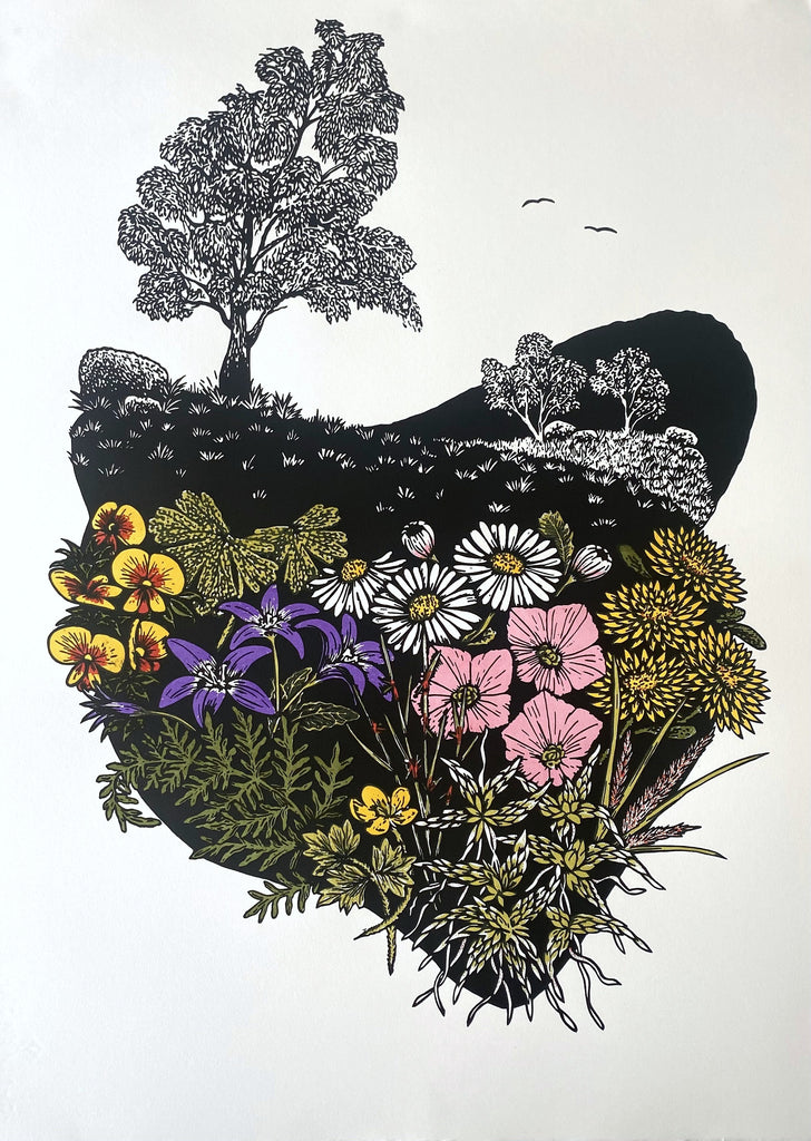 Fenja T. Ringl | Printmaking | Namadgi Botanica, 2nd Ed. Ed. 1 of 10, framed