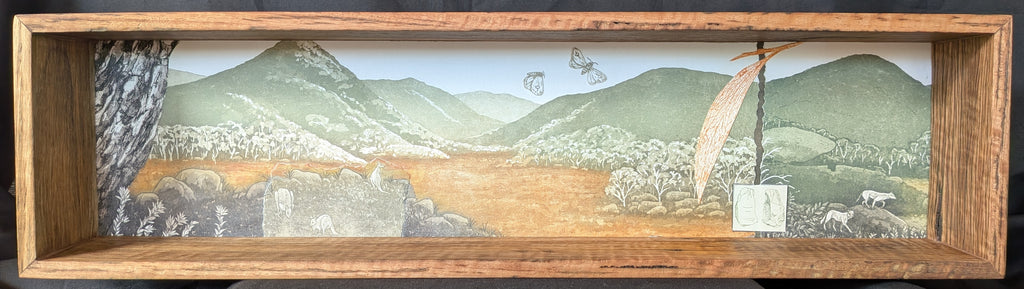 Fenja T. Ringl | Mixed Media | Namadgi Shelf #2. Unique state