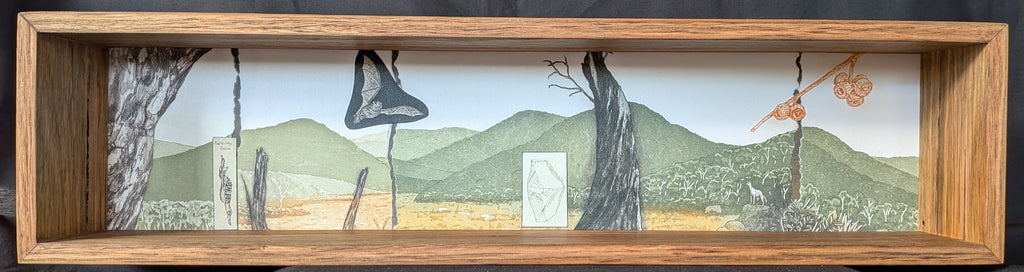 Fenja T. Ringl | Mixed Media | Namadgi Shelf #4. Unique state