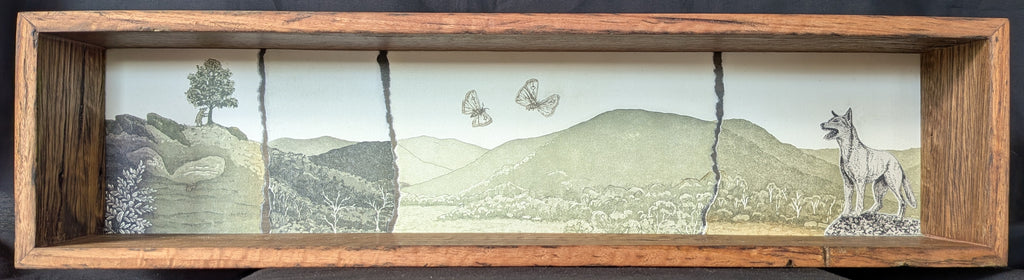 Fenja T. Ringl | Mixed Media | Namadgi Shelf #5. Unique state
