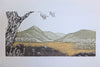 Fenja T. Ringl | Printmaking | Overlooking Bogong Creek (Solo Ed.). Ed. 1 of 12, framed