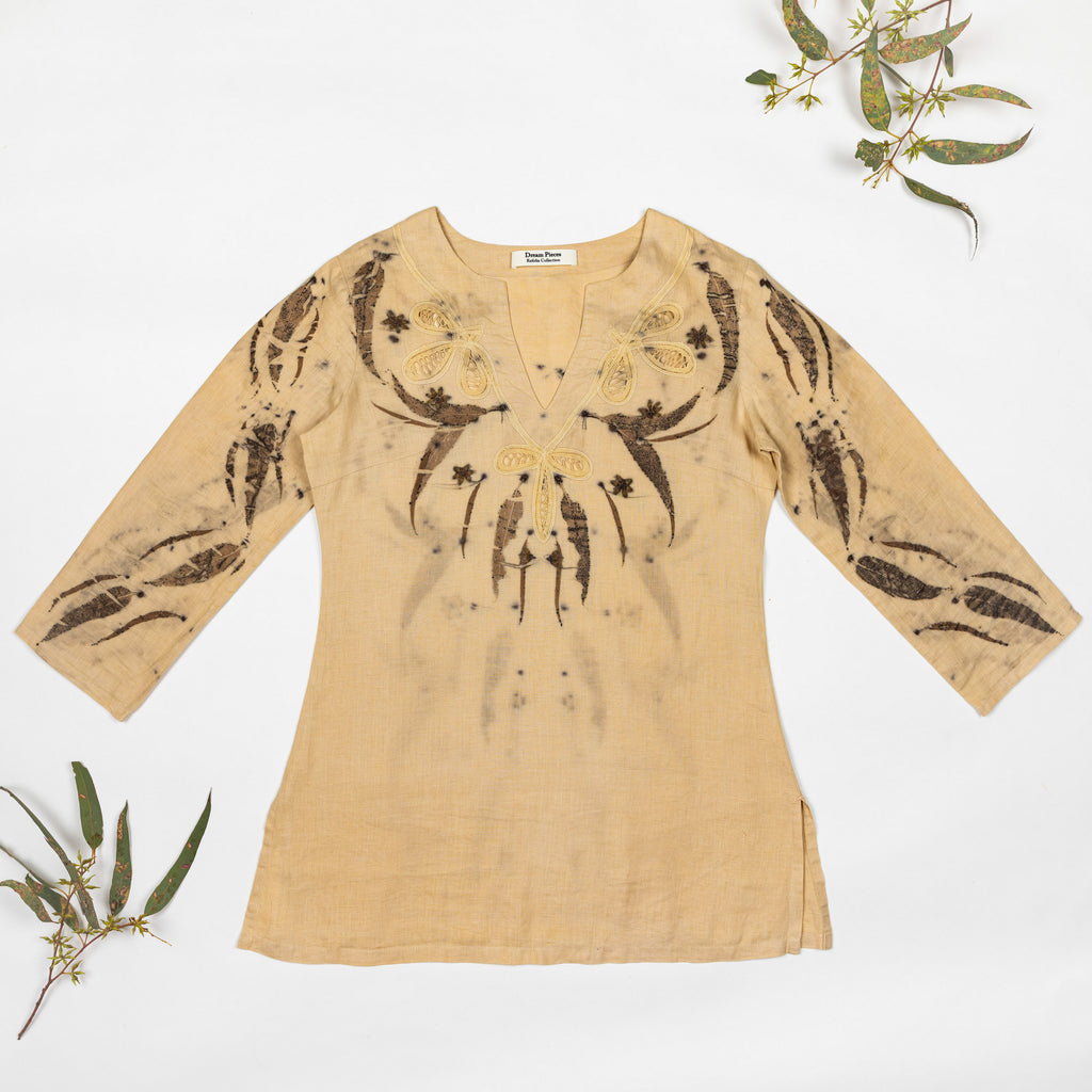 Refolia Collection | Leaf and Linen Top |