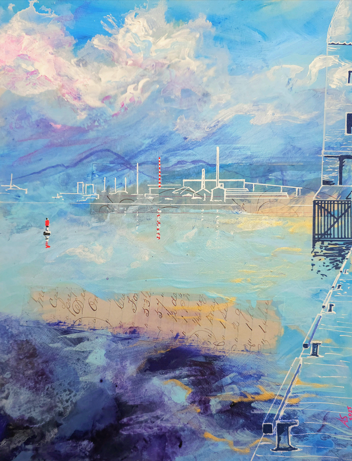 Andy Sumner | Painting | Red and white