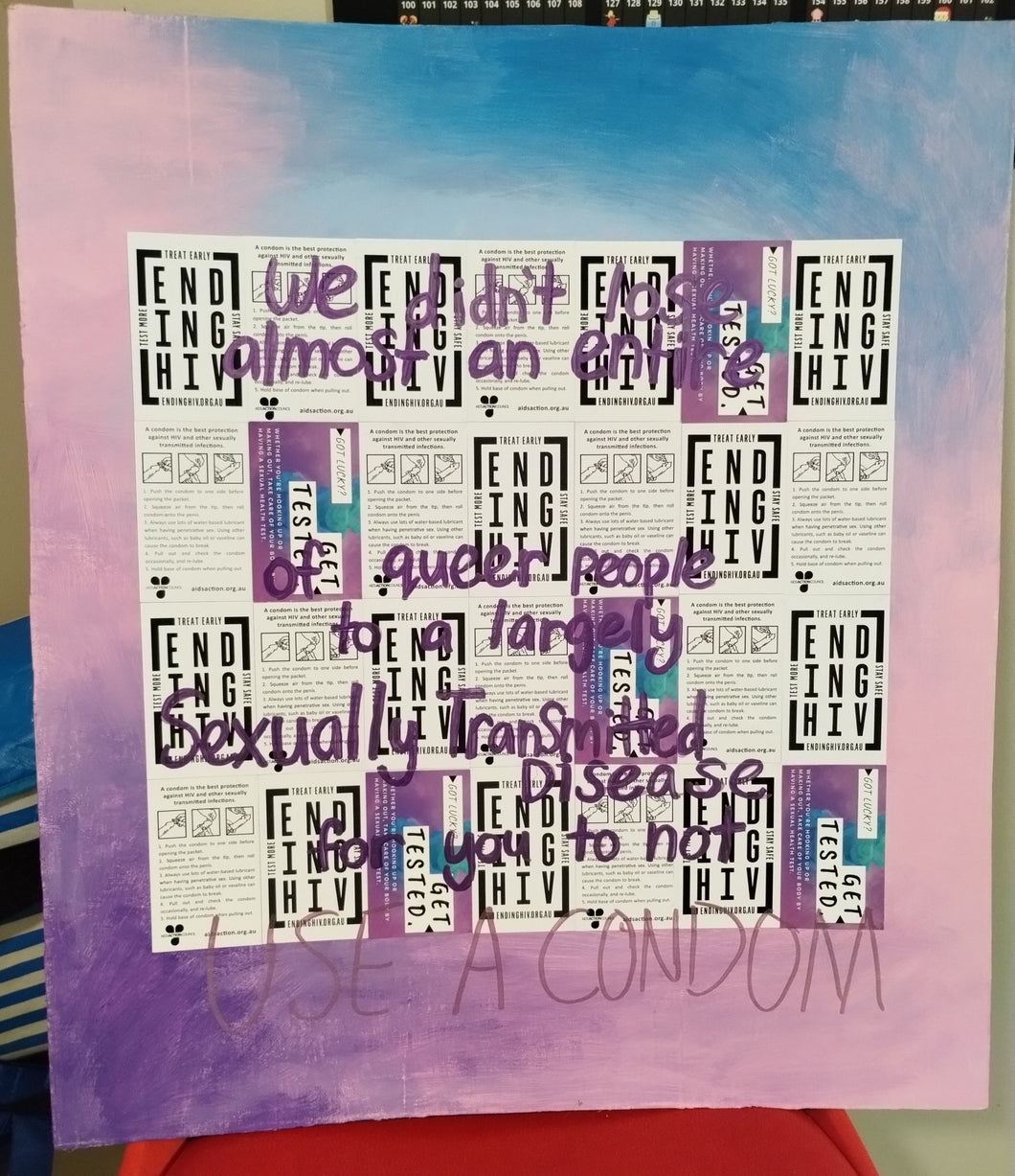 Remus Douglas | Painting | Use A Condom