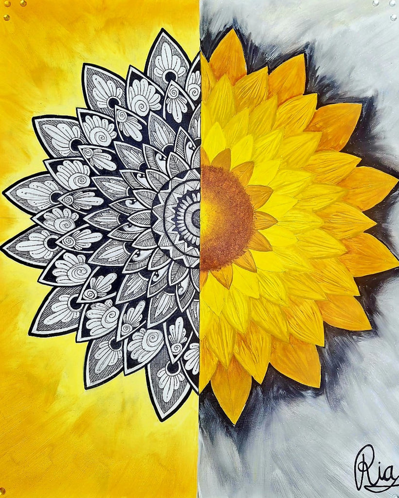 Ria Sampath Chidambaram | Mixed Media | Reflections within