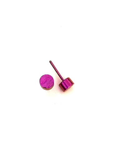 Sarah Augusta Murphy | Earrings | Rough cut studs Pink, Gift Box