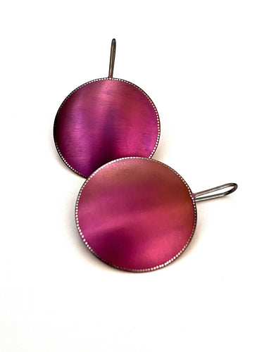 Sarah Augusta Murphy | Earrings | Super Shields Medium Pink, Gift Box