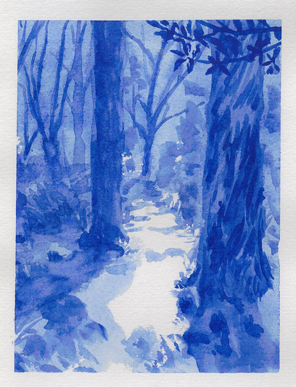 Sarah Robinson | Painting | Fitzroy Trees