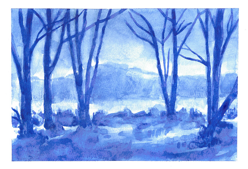 Sarah Robinson | Painting | Sunset at Tuggeranong
