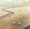 Fenja T. Ringl | Printmaking | Sheep at Wee Jasper. AP2, framed