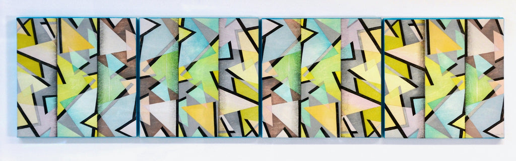 Roslyn Kean | The Space Between | Spectrum of Rhetoric (4 panels)