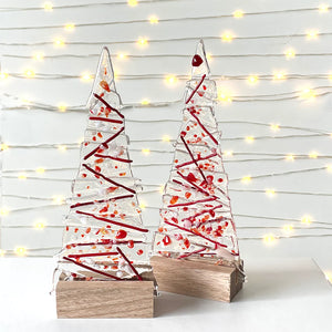 Gisela Spallek A Fiery Heart | Table top Christmas Tree ornament (small) |