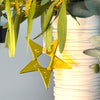 A Fiery Heart | Hanging Christmas ornament, sparkling star |