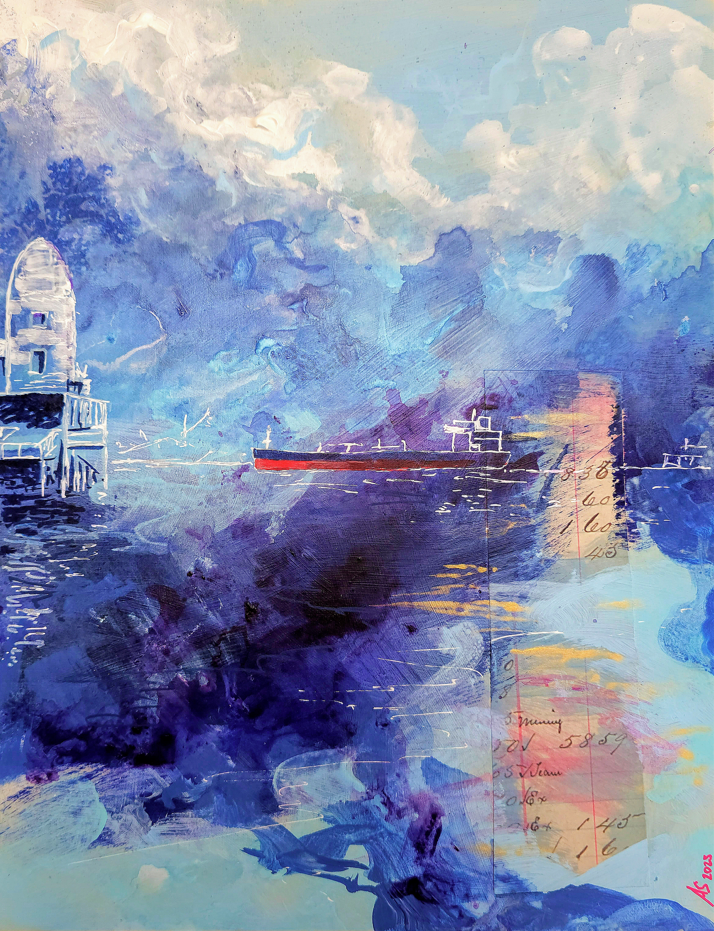 Andy Sumner | Painting | Swinging at anchor