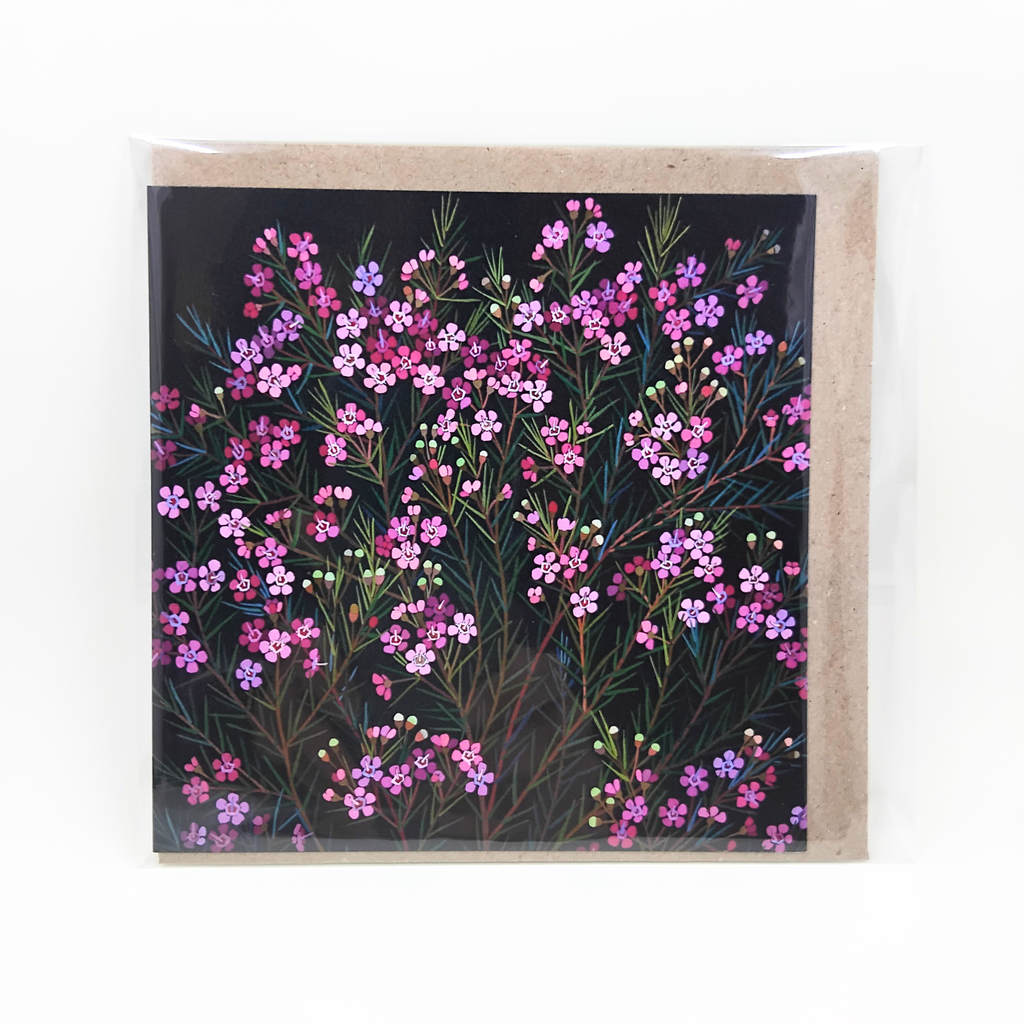 Irina Nazarova | greeting card 2 | Geraldton Wax