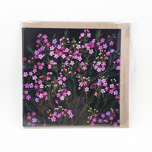 Irina Nazarova | greeting card 2 | Geraldton Wax