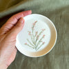 Romanda Ceramics | Plate | Thryptomene flower stem