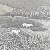 Fenja T. Ringl | Printmaking | Two Dingos in Nursery Valley. AP2, framed