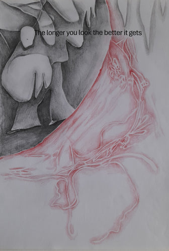 Heidi  Smith | Drawing | Liver resection drawing series 1-8   8. Very close veins