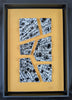 Fenja T. Ringl | Printmaking | Wood Charcoal Sample C (yellow). Unique state, framed