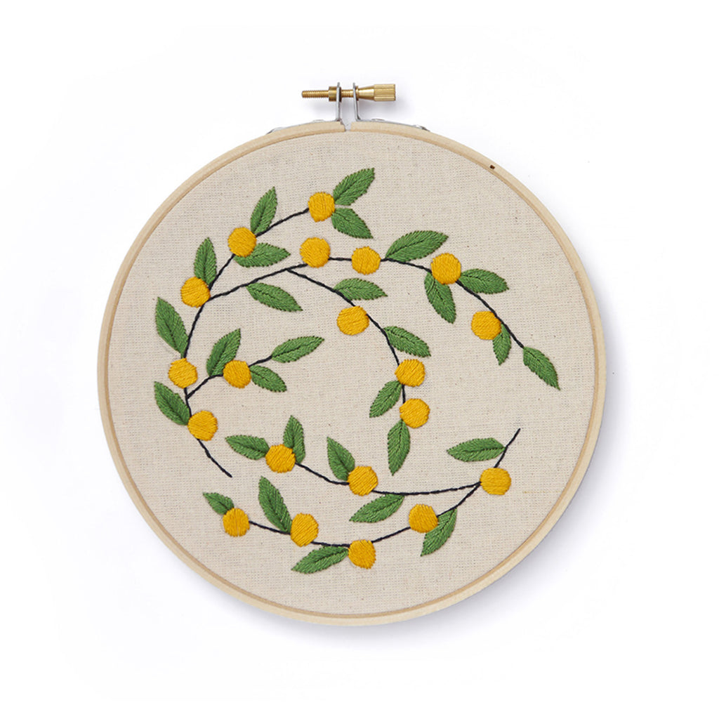 Yarn Industries | Embroidery Kit - Wattle |