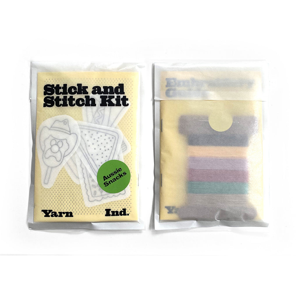 Yarn Industries | Stick & Sticth Kit - Snacks |