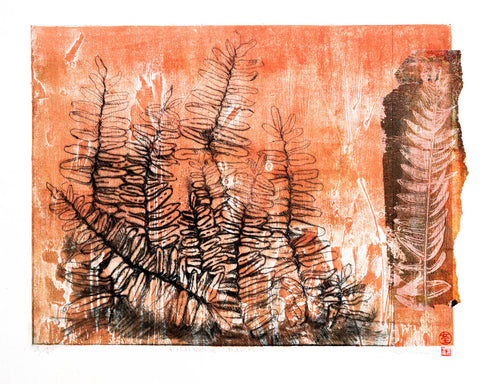 Jo Hollier | Printmaking | Fishbone fern