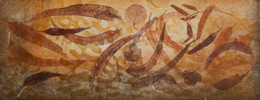 Jo Hollier | Printmaking | Walk with me , Under foot