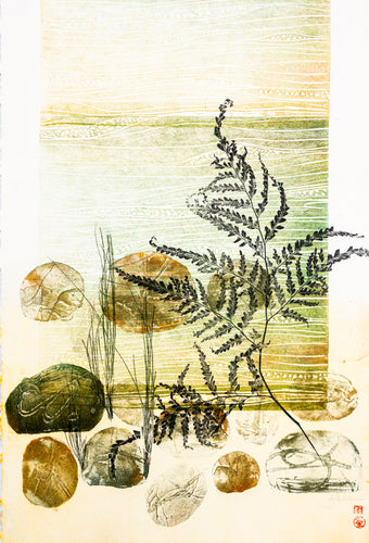 Jo Hollier | Printmaking | Waters rising II