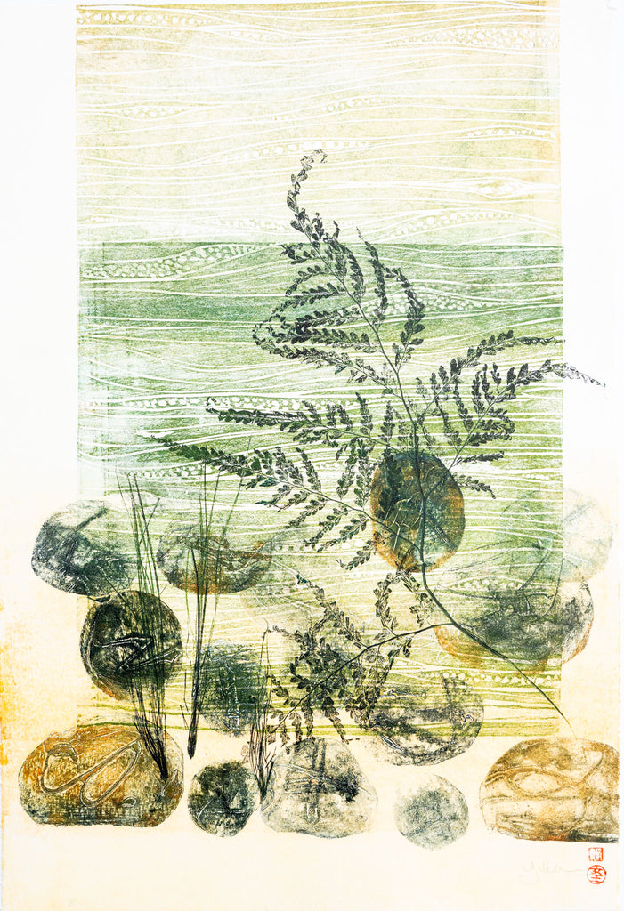 Jo Hollier | Printmaking | Waters rising I
