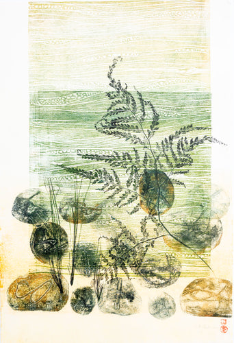 Jo Hollier | Printmaking | Waters rising I