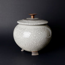 Load image into Gallery viewer, John Brighenti Design Studio | Vase | Lidded Crackle Urn